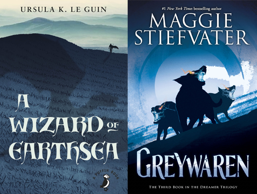 Covers of A Wizard of Earthsea and Greywaren